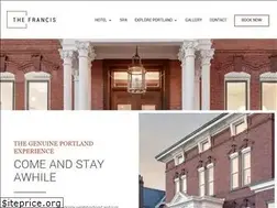 Sites similar to thefrancismaine.com