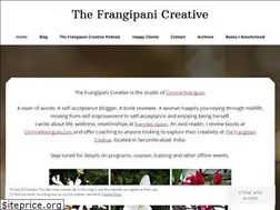 Sites similar to thefrangipanicreative.com