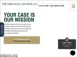 Sites similar to thefreemanlawfirm.com