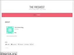 Sites similar to thefreshestblog.wordpress.com
