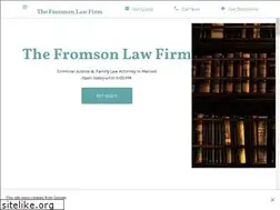 Sites similar to thefromsonlawfirm.com