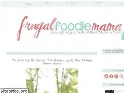Sites similar to thefrugalfoodiemama.com