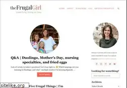 Sites similar to thefrugalgirl.com