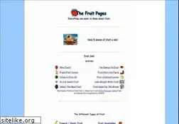 Sites similar to thefruitpages.com
