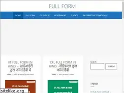 Sites similar to thefullformhindi.com