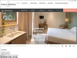 Sites similar to thegalahotels.com