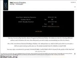 Sites similar to thegalataistanbul.com