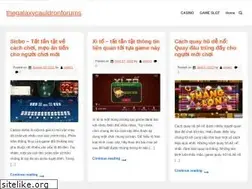 Sites similar to thegalaxycauldronforums.com