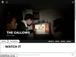 Sites similar to thegallowsmovie.com