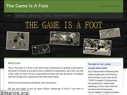 Sites similar to thegameisafoot.weebly.com