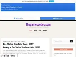 Sites similar to thegamescodes.com