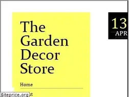 Sites similar to thegardendecorstore.com