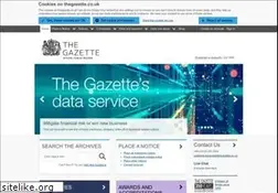 Sites similar to thegazette.co.uk