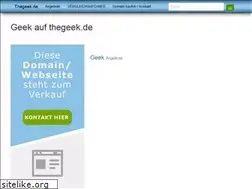 Sites similar to thegeek.de