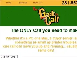 Sites similar to thegeek2call.com