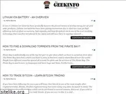 Sites similar to thegeekinfo.com