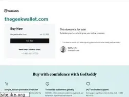 Sites similar to thegeekwallet.com