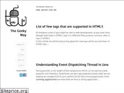 Sites similar to thegeekyway.com