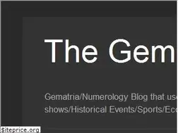 Sites similar to thegematrianobleman.blogspot.com