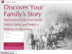 Sites similar to thegenealogist.net