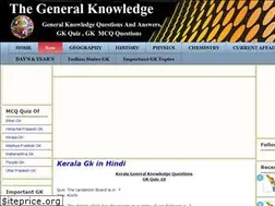 Sites similar to thegeneralknowledge.in