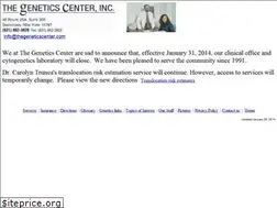 Sites similar to thegeneticscenter.com