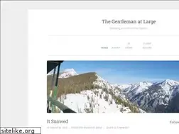 Sites similar to thegentlemanatlarge.com