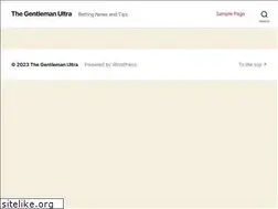 Sites similar to thegentlemanultra.com