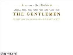 Sites similar to thegentlemen.movie