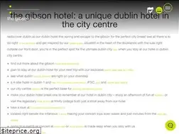 Sites similar to thegibsonhotel.ie