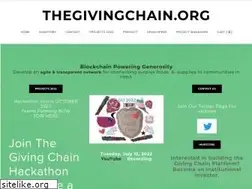 Sites similar to thegivingchain.org