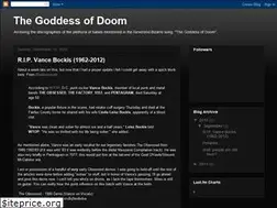 Sites similar to thegoddessofdoom.blogspot.com