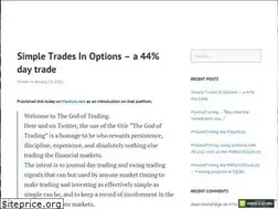 Sites similar to thegodoftrading.com