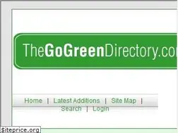 Sites similar to thegogreendirectory.com