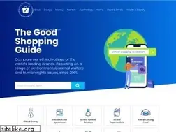 Sites similar to thegoodshoppingguide.com