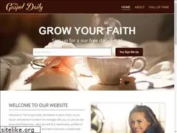 Sites similar to thegospeldaily.org