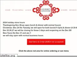 Sites similar to thegourmetkingdom.com