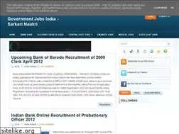 Sites similar to thegovtnaukri.blogspot.com