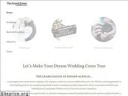 Sites similar to thegrandestateweddingvenue.com