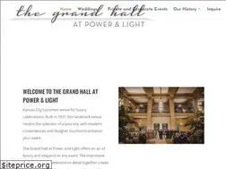 Sites similar to thegrandhallkc.com