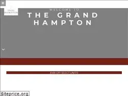 Sites similar to thegrandhamptonclearlake.com