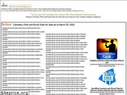 Sites similar to thegravesiteregistry.com