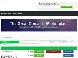 Sites similar to thegreatdomain.com