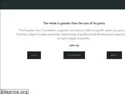 Sites similar to thegreatersum.org