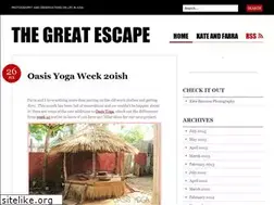 Sites similar to thegreatescapers.wordpress.com