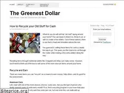 Sites similar to thegreenestdollar.com