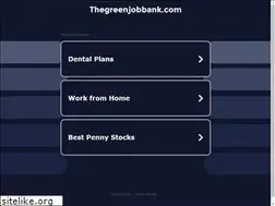 Sites similar to thegreenjobbank.com