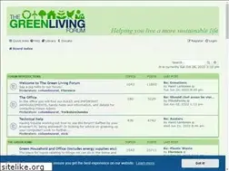 Sites similar to thegreenlivingforum.net