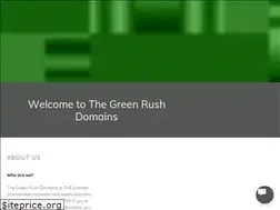 Sites similar to thegreenrushdomains.com