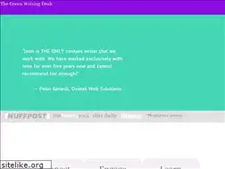 Sites similar to thegreenwritingdesk.com